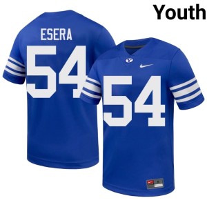 Siale Esera College Football #54 Youth Game Royal BYU Cougs Jersey 723327-619