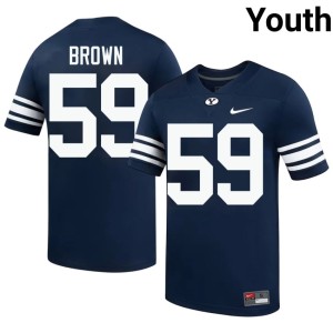 Siosefa Brown College Football Youth Navy Limited BYU Cougs #59 Jersey 653190-846