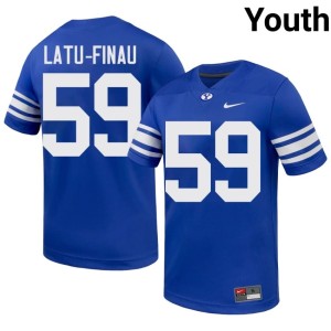 Siosiua Latu-Finau #59 Youth Royal College Football Cougs Game Jerseys 626871-616