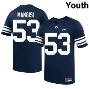 Strantz Mangisi Limited #53 Navy College Football Youth Cougs Jerseys 122580-430