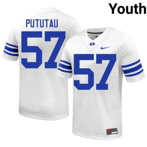 Talitu'i Pututau Limited White BYU College Football Youth #57 Jersey 915187-971