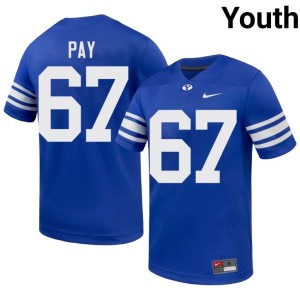 Trevor Pay Royal Youth #67 BYU Cougs 2026-27 College Football Jersey 390185-670