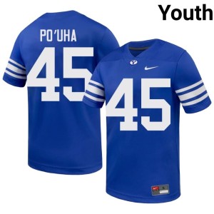 Viliami Po'uha 2026-27 College Football Royal Youth #45 Cougars Jersey 372538-980