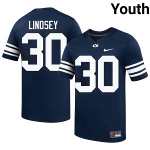 Braxton Lindsey College Football #30 Navy Youth Alumni The Y Jerseys 117410-113