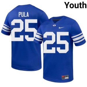 Kennan Pula BYU Cougs Youth #25 College Football 2026 Royal Jersey 954895-828