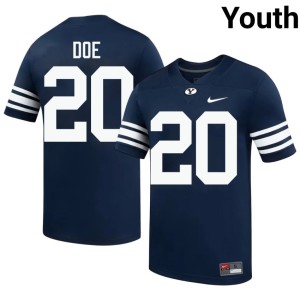 Kevin Doe #20 College Football Youth 2026-27 Navy Brigham Young University Cougars Jerseys 244971-857