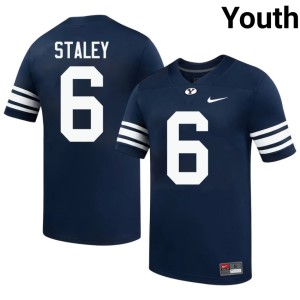 Luke Staley Navy College Football Youth #6 BYU Player Jerseys 811492-725