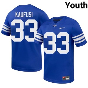 Maika Kaufusi College Football Youth #33 Player Royal Cougars Jersey 839938-571