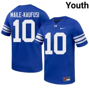 Orion Maile-Kaufusi Youth Brigham Young University Alumni Royal College Football #10 Jerseys 208773-740
