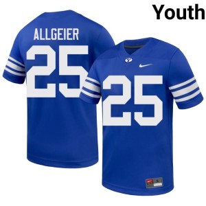 Tyler Allgeier BYU Cougars #25 Official Royal College Football Youth Jerseys 852449-431